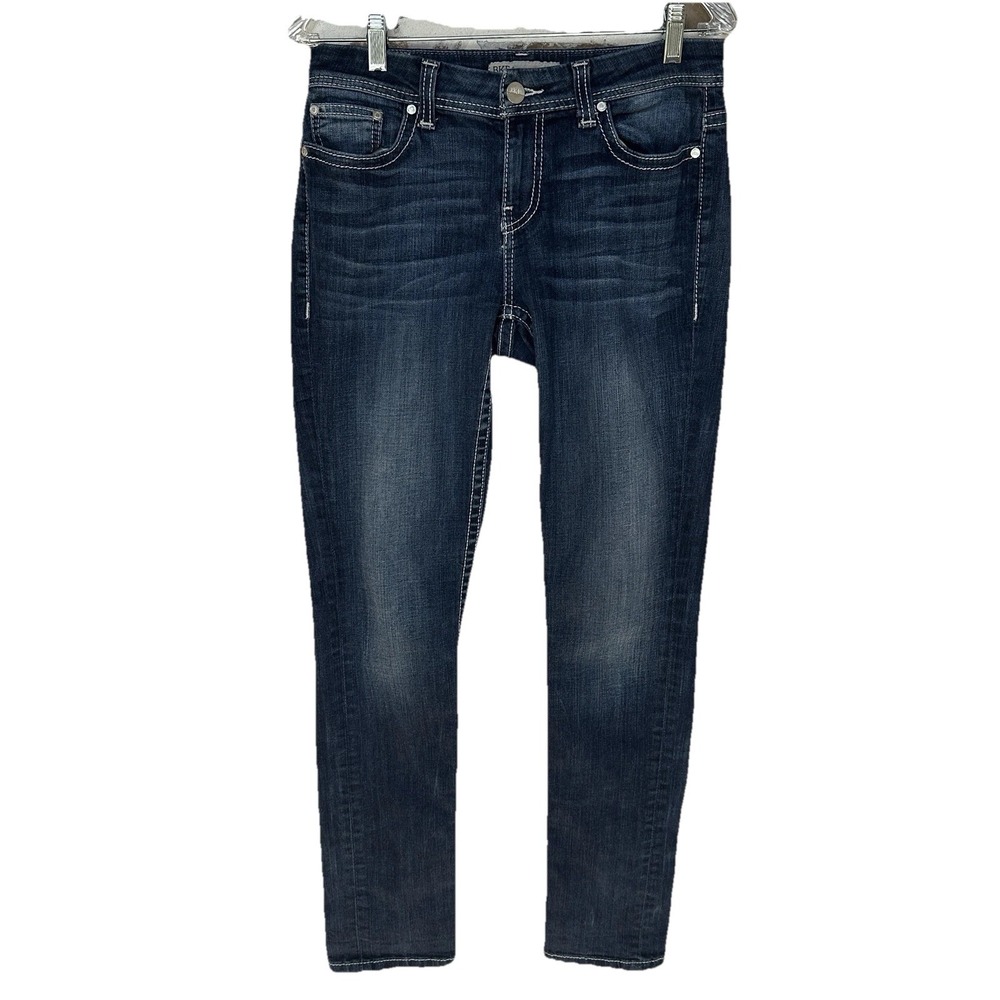 BKE Harper‎ Jeans Women's 28x31.5 Inch (27R Tag) Skinny Stretch Blue Denim